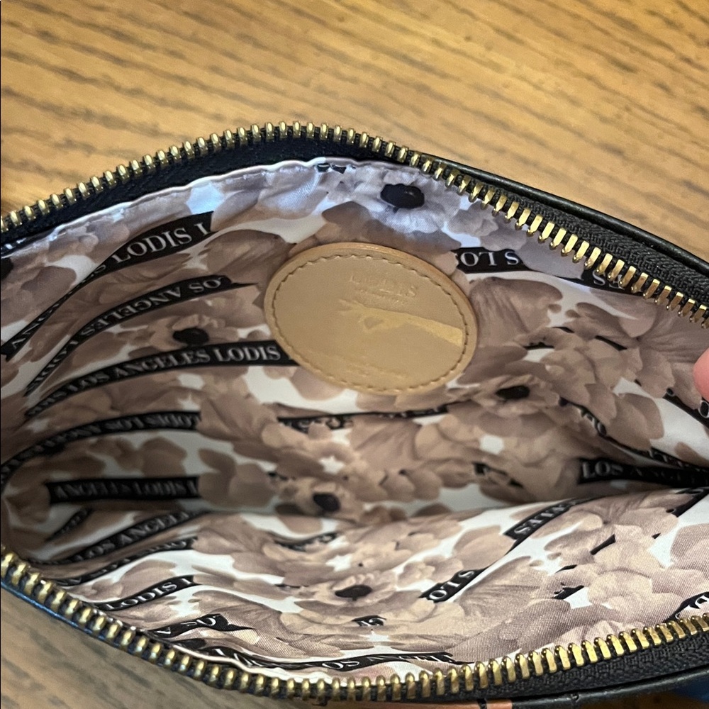 Lodis Black and Brown Wristlet - Picture 11 of 15